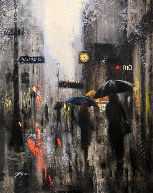 Macy's Rainy day Walkers by Chin H Shin