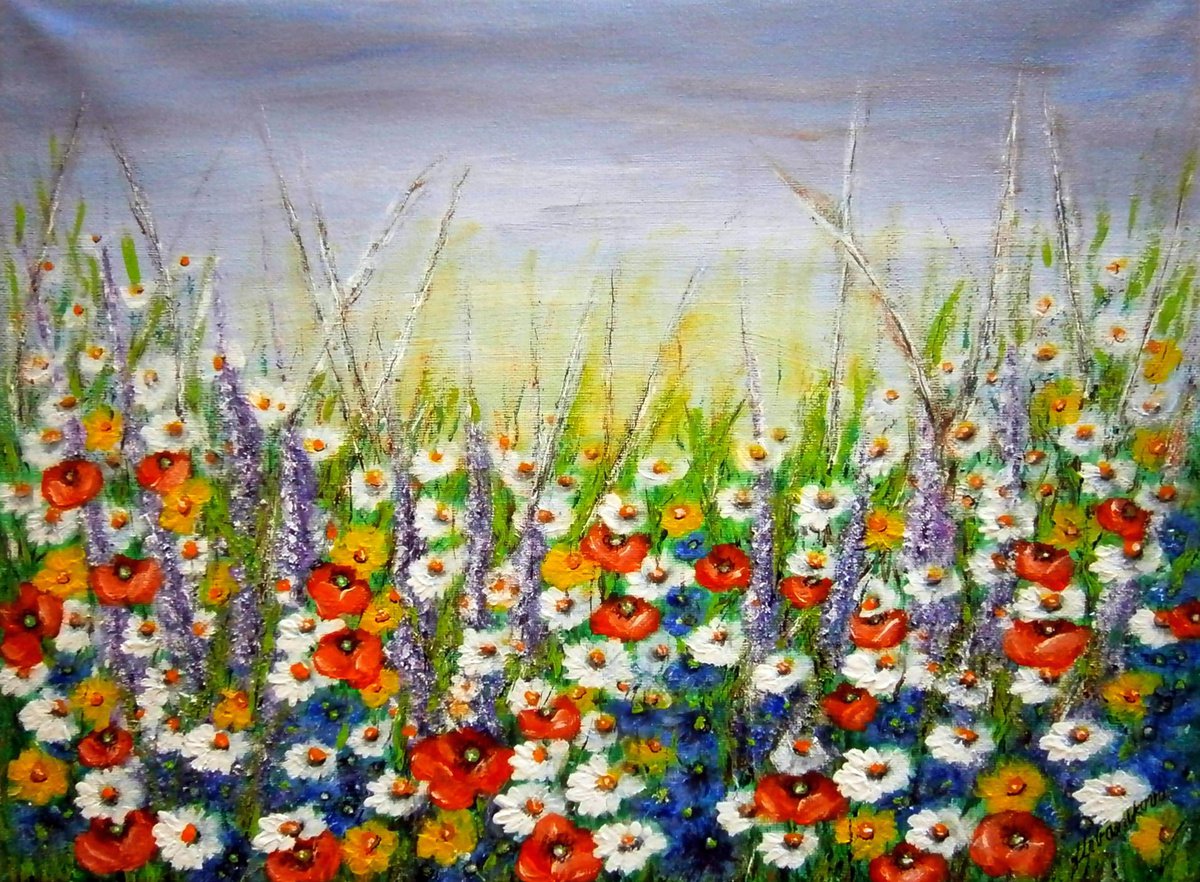 Meadow flowers 7 by Emilia Urbanikova