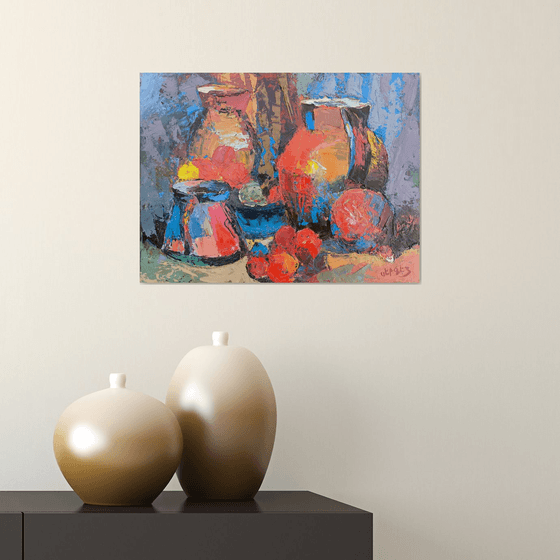 Two Jugs in Vibrant Tones