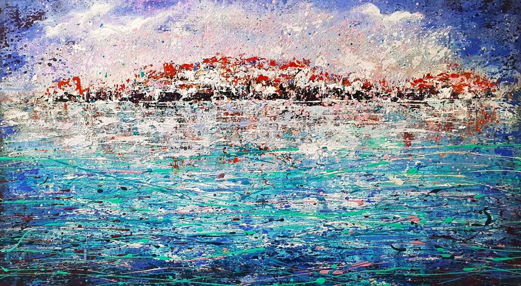 Blue Ocean Abstract Painting Sea Wall Art Ocean Artfinder