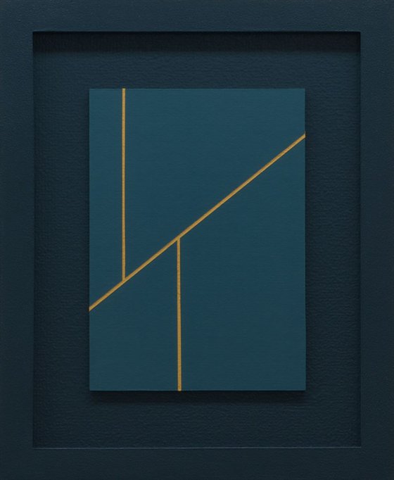 DUPLICITY - FRAMED Modern Minimal Abstract