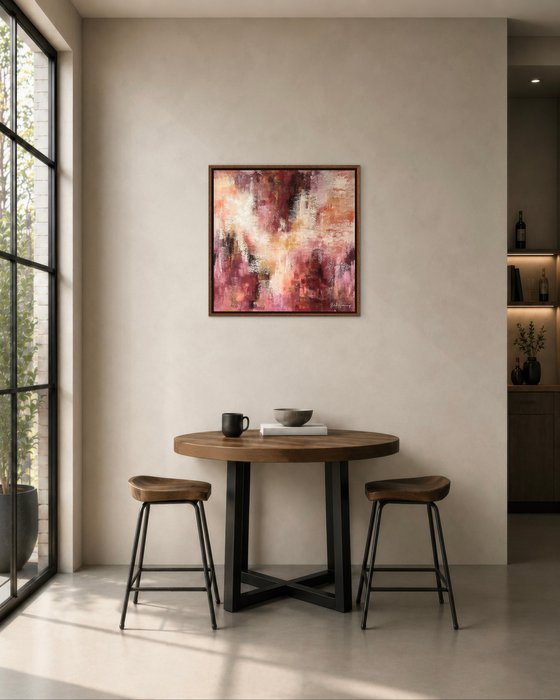 Blushed Earth - Abstract painting