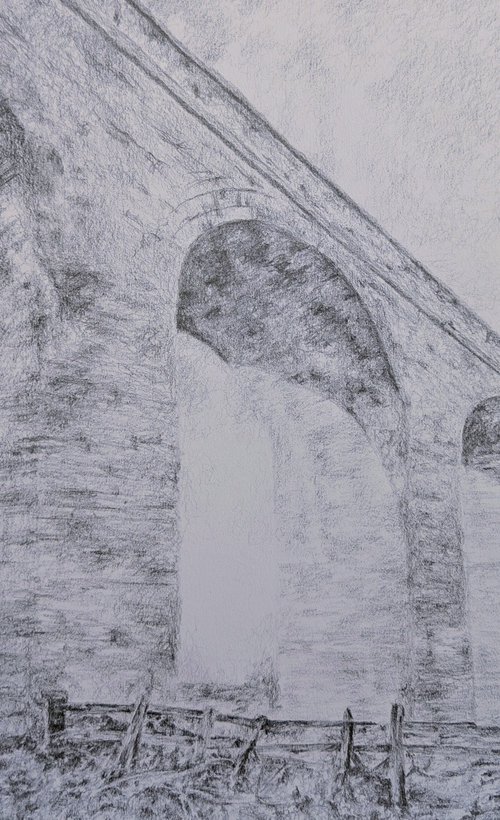 Twyford viaduct drawing by Richard Freer