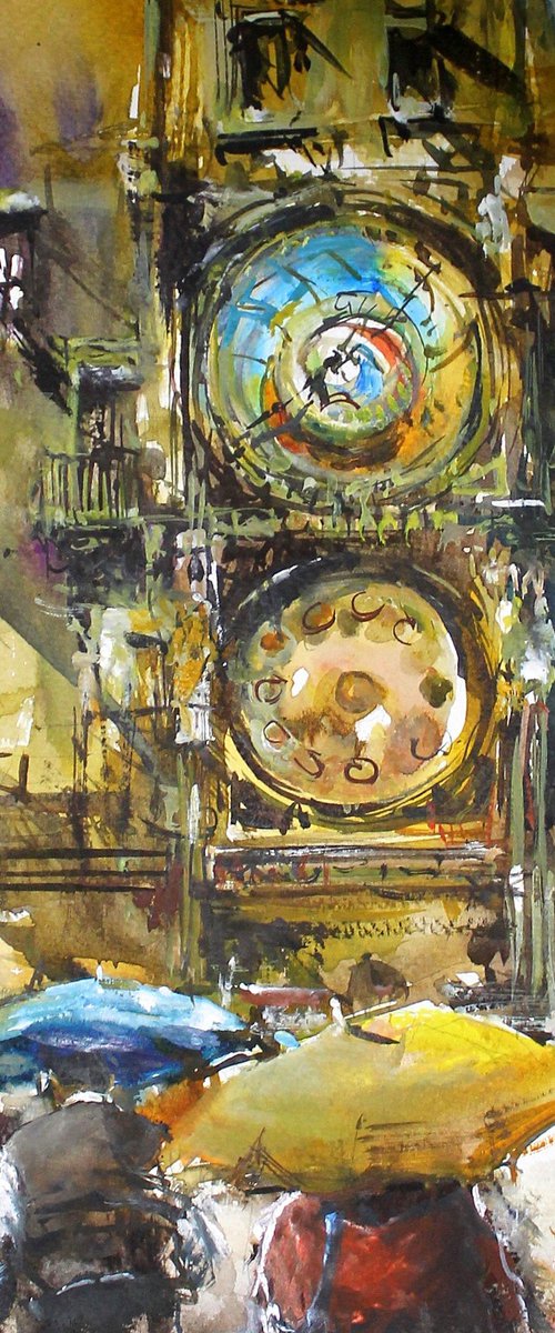 Astronomical Clock in Prague by Maximilian Damico