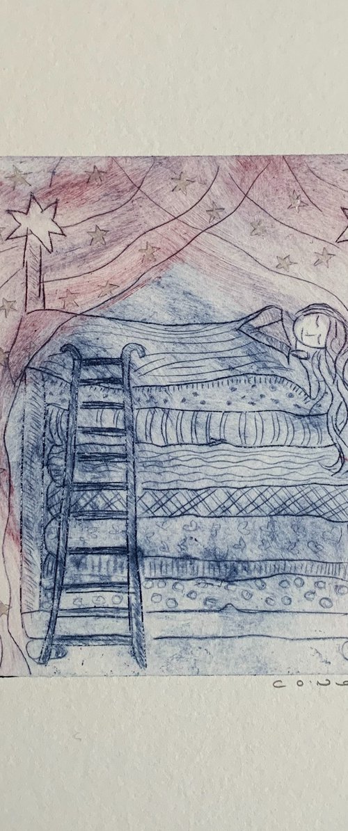 Princess and the Pea Purple and Blue by Catherine O’Neill