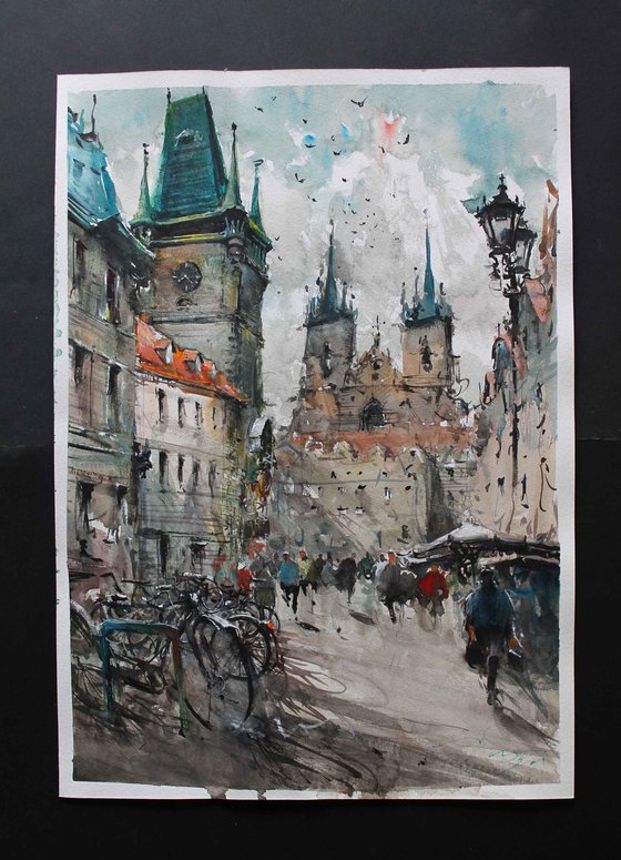 Prague Old Town and Bikes