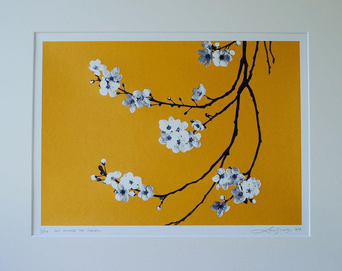 Screenprint , Just Around The Corner By Lene Bladbjerg, 20 X 16, Artwork For Sale On Artfinder