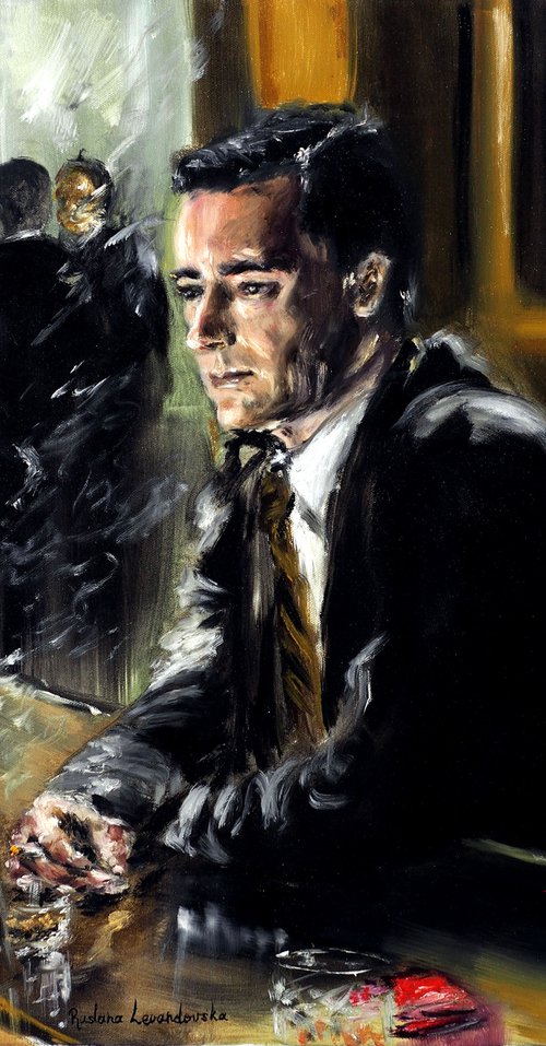 Gentleman at the Bar by Ruslana Levandovska