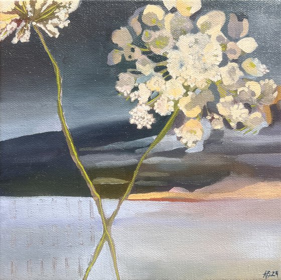 Queen Ann’s Lace at the Lake 2
