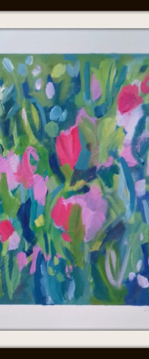 Garden Tulips II by Jan Rippingham