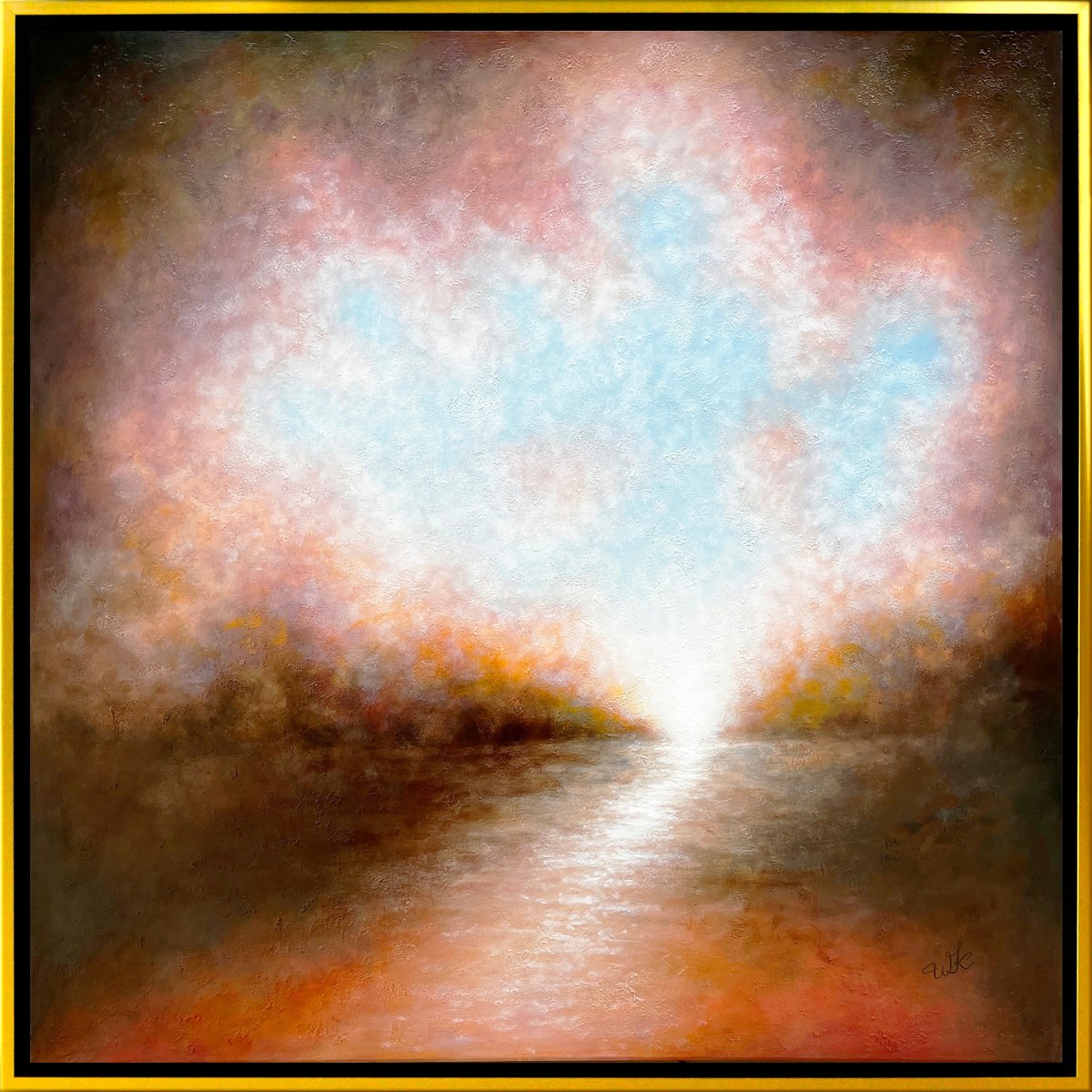 Clearence In The Sky By Waldemar Kaliczak, 41 X 41, Artwork For Sale On Artfinder