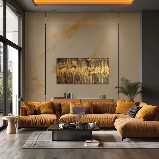Golden Fire 120x60x2 cm