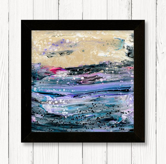 Natural Moments 96 - Framed  Abstract Art by Kathy Morton Stanion
