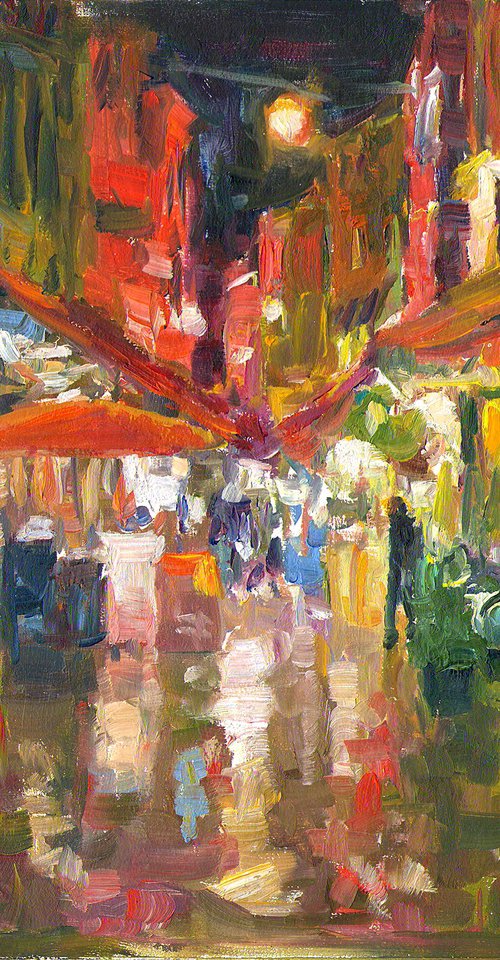 The street and its lights by Vachagan Manukyan