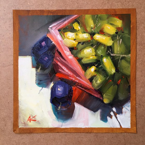 Still life with grapes