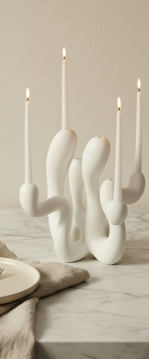 Hold the Light - White by Shadia Sabagh