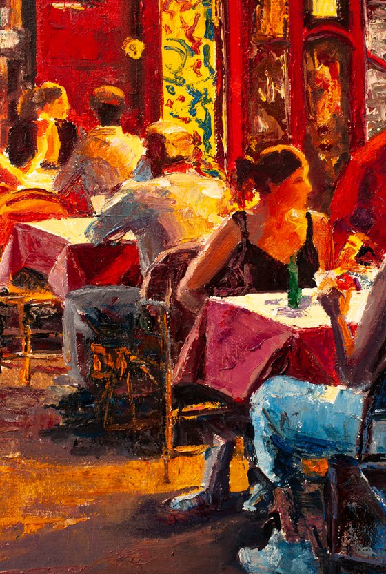 "Evening cafe"