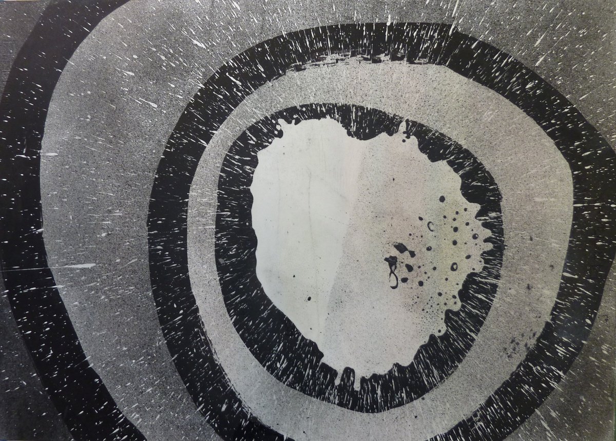 Expressive Abstract Painting By Elizabeth Anne Fox, 28 X 20, Accidental Degeneracies 4, Original Artwork