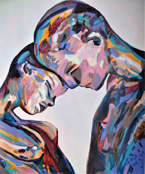 Lovers / 86x 70 cm