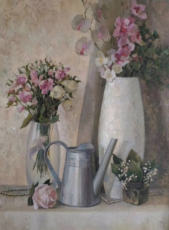 Still life with valley lily