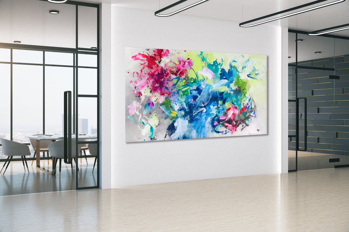  Love Unites By Kirsten Handelmann, 83 X 47, Artwork For Sale On Artfinder