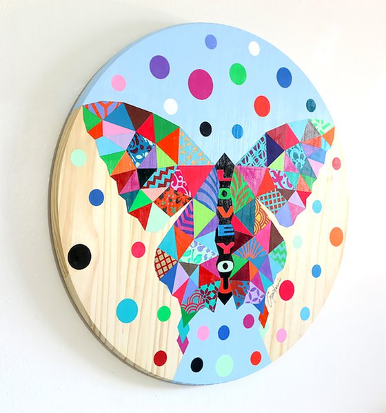 Lady – Original Painting on wood panel