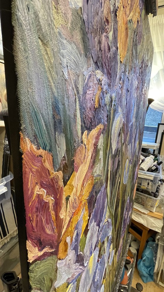 When the irises were big