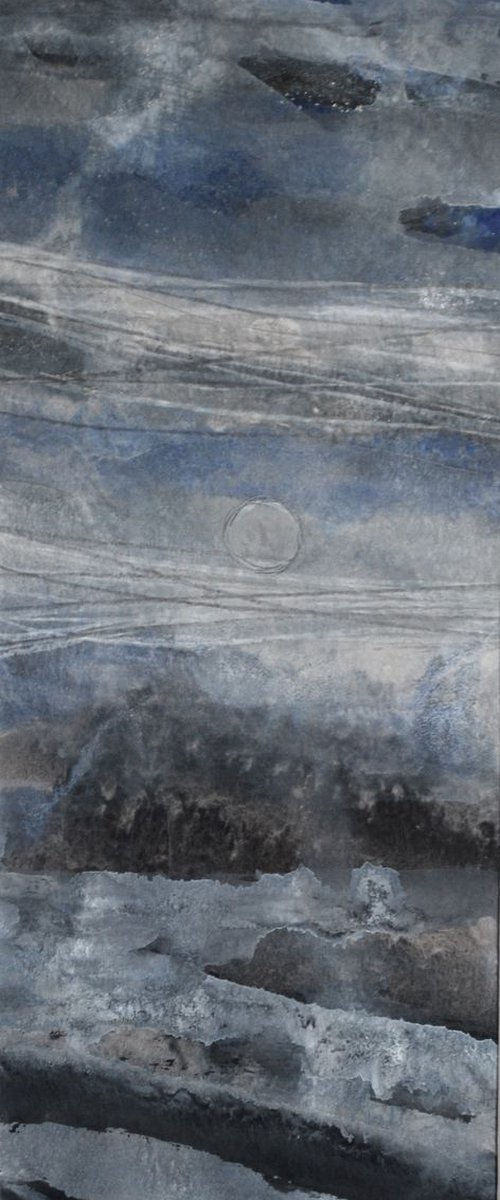 Another Moon Rising I Landscape by Gesa Reuter