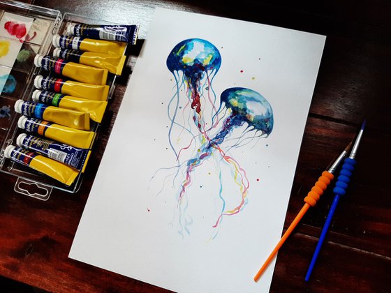 Jellyfish painting