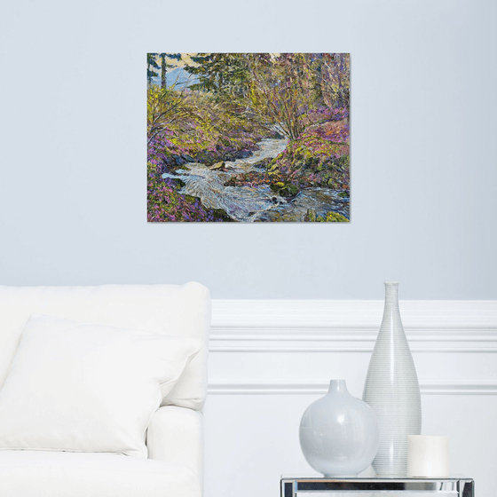 A rushing flow