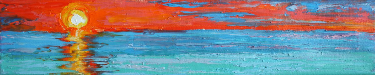 Sunset II  /  ORIGINAL PAINTING by Salana Art Gallery
