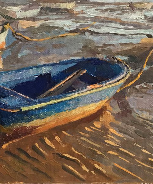 A Boat in Cadiz by Ling Strube