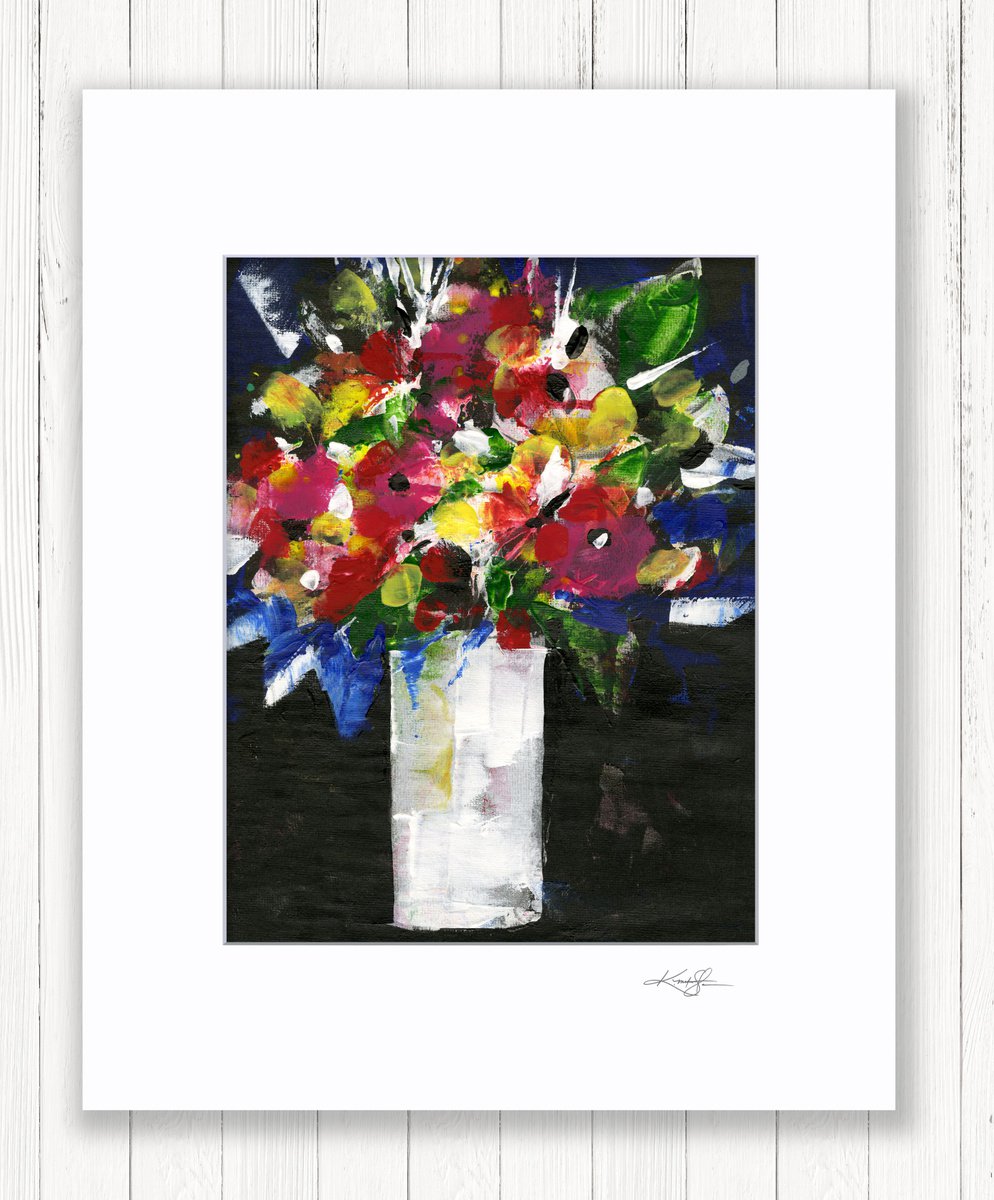 Vase Full Of Loveliness 6 - Floral Painting by Kathy Morton Stanion by Kathy Morton Stanion