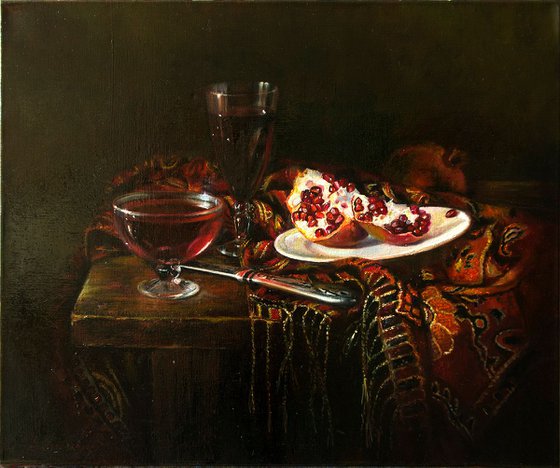 Still Life with Pomegranate