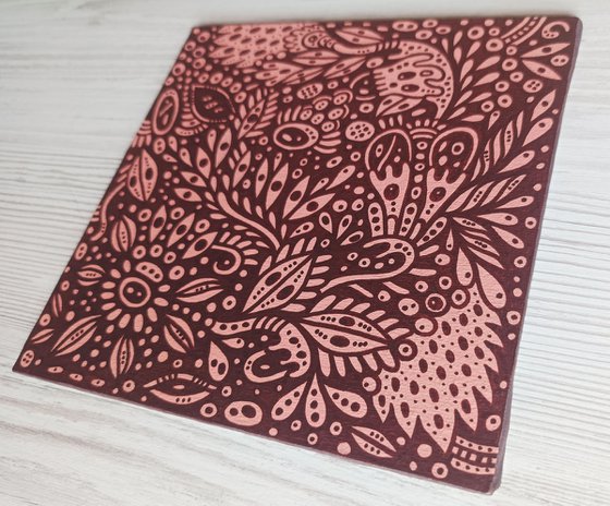 Florals - set of 4 paintings