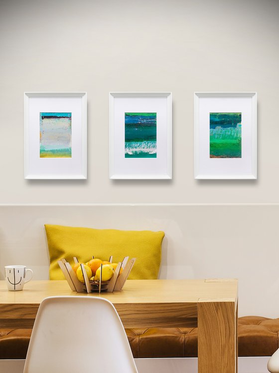 SET of 3, ABSTRACT STUDY