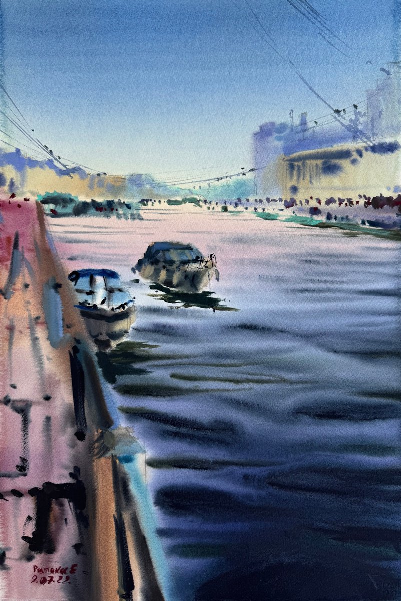City on the water by Evgenia Panova