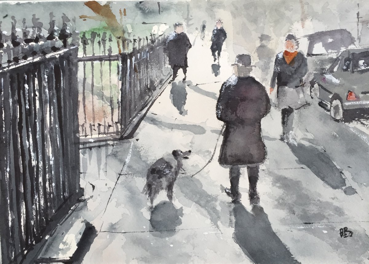 Walking the dog (again) by Bernd Rieve
