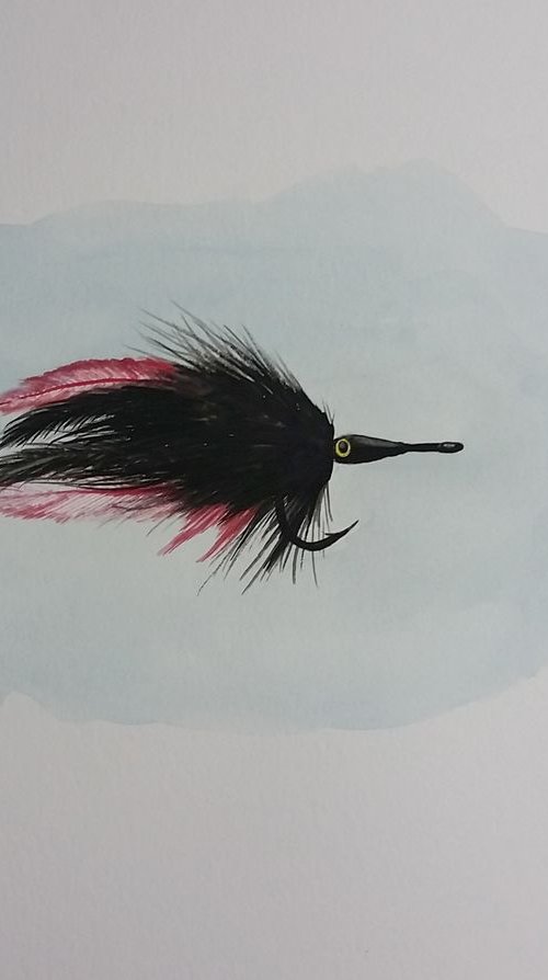 Black Death Tarpon Fly by Katrina Case
