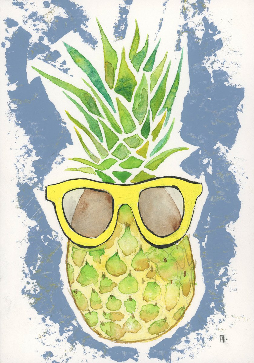Cool Pineapple by Anton Maliar
