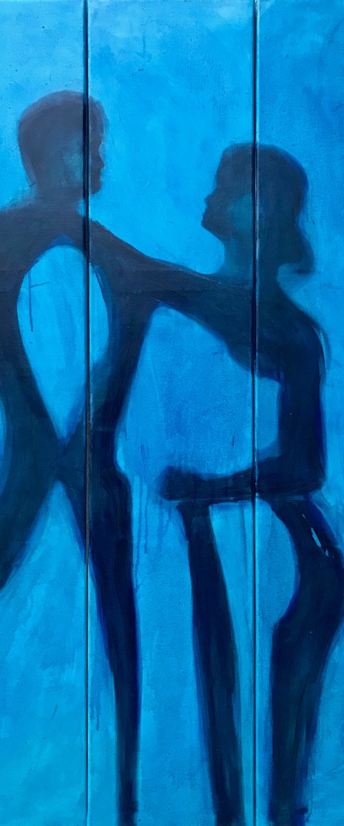Post Scriptum 405. Triptych by Romuald Mulk Musiolik