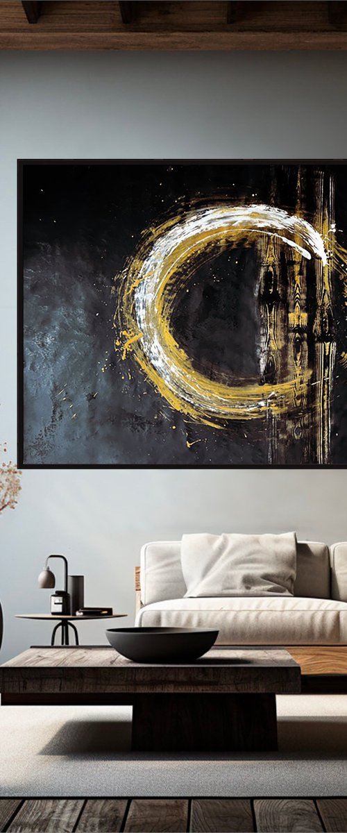 Gold Circle of Abundance by Indie Ru