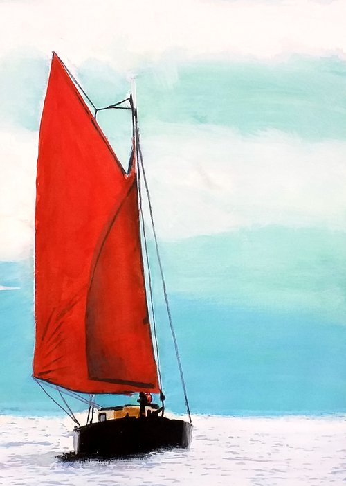 Red Sails by Siniša Alujević