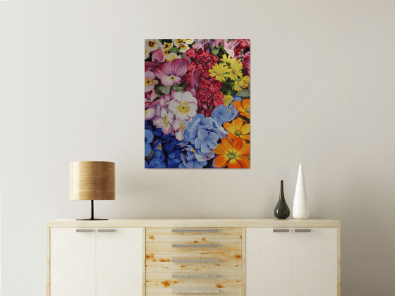 Large Floral Painting