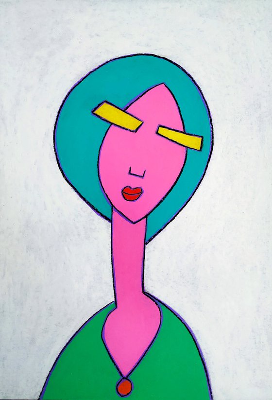 Pop Art Modigliani portrait ver.1