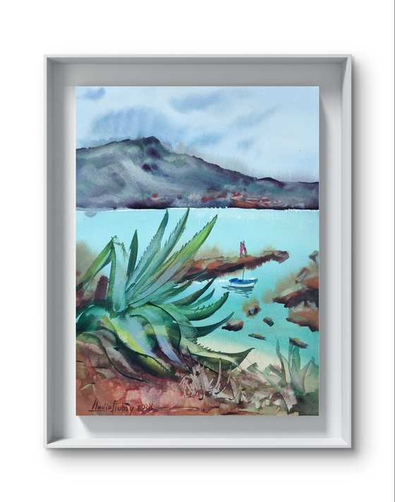 Agave. Original artwork.