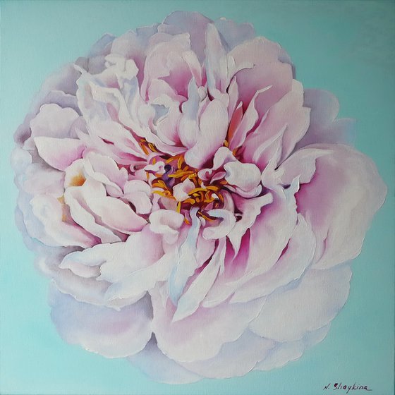 Peonies, Large painting Peony