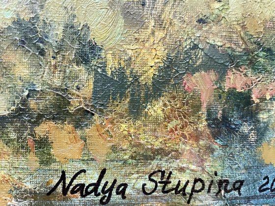 Autumn in the mountain valley