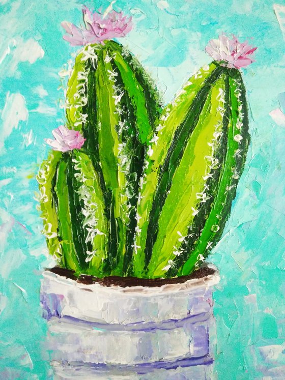 Still life with cactus № 1