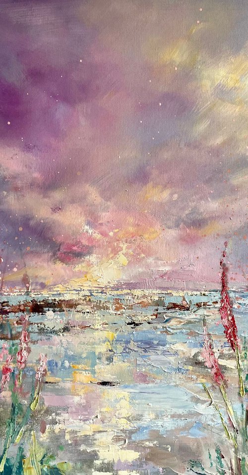 Sea of Purple by Ewa Czarniecka